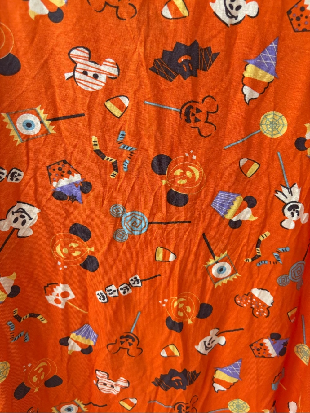 NWT - Disney Parks Women's Halloween Snacks Shirt in Orange - Size 3X - Picture 4 of 4
